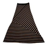 Romeo + Juliet Couture Asymmetrical Stripe Maxi Skirt Size Small NEW Jersey Knit Photo 0