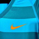 Nike Pro DriFit L/S Striped V Neck Tee Blue Size S Photo 4