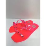 Dolce Vita Jelly Sandals Womens Size 6‎ Neon Pink Slip On Shoes NEW Photo 4