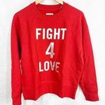 Zadig & Voltaire  Fight 4 Love Sweatshirt Size Small Red Photo 0