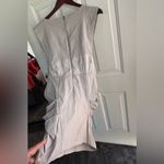 Mustard Seed - Dress NWT Size S- Gray Embroidered Bubble Hem Mini Photo 5