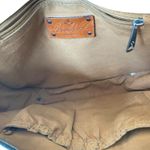 Patricia Nash  Black Leather Tooled Crossbody Saddle Bag Western Boho Purse Photo 8