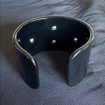 Lia Sophia  multi-shape rhinestone & resin EUC art deco style cuff bracelet. Photo 2