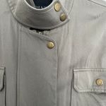 Harlowe $ Graham Olive Green Light Jacket Photo 3