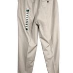 L.L.Bean Women's Wrinkle-Free Bayside Pants Khaki 4 Regular New Photo 2