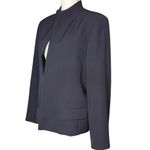 Austin Reed Navy Women’s Suit Jacket 100% Worsted Wool Size 16 Vintage Blue Photo 2