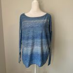 Vince . blue striped boatneck long sleeve top size S Photo 1