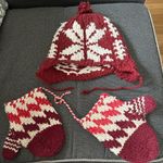 Hand knits Nordic hat and mittens Photo 10