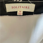 Solitaire  charcoal Gray and White Checkered Jacket Photo 4