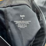 Knix NWOT High Rise Contour Skinny Shiny Faux Leather Thick Waistband Legging Black Size M Photo 3