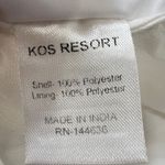 Kos Resort Floral‎ Smocked Maxi Dress Size S Pink Yellow Tie Strap Boho Cottage Photo 3