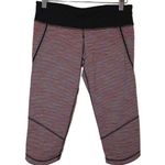 Lululemon Run Excel Cropp Wee Are From Space Multi Coral Cropped Leggings Size 6 Photo 0