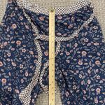 Matilda Jane  Pants Womens Sz Small A Day Off Floral Loose Lounge Wide Leg Blue Photo 6