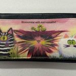 Bradford Exchange Black Leather Silly Kitty Cat Print Full Zip Photo 0