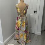 H&M Floral Linen Blend Maxi Dress Photo 4