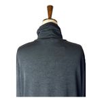 Windridge Shirt Women Medium Black Knit Turtleneck Lightweight‎ Top NWT Goth Photo 3