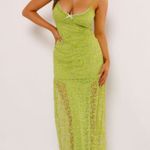 Tiger Mist  Finnick Dress Women's Size Large Green Lace Maxi NWT Photo 0