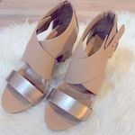 Lane Bryant block heel tan 3 inches shoes 11w Photo 0