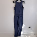Athleta  Brooklyn Textured Jumpsuit Slate Blue Photo 5