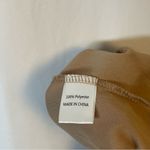 NEW Zesica XL Elegant Layered Pleated Midi Dress Wedding Formal High Neck Modest Brown Photo 5