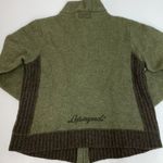 Life is Good  80% Lambs Wool Full Zip Fisherman Core Sweater Size M Photo 6