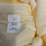 We Wore What  Cream Satin Puff Sleeve Dress Photo 5