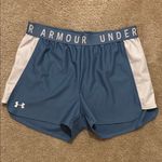 Under Armour Women's Blue and White Shorts Photo 0