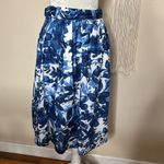 Roz & Ali  • floral lined stretchy waist skirt Photo 57
