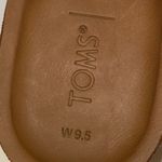 Toms Bree Leather Slingback Ring Toe Sandals w Woven Upper Women’s 9.5 Photo 9