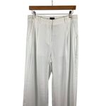 J.Crew Womens White Linen Blend Wide Photo 1