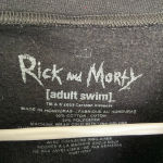 Rick & Morty adult Cartoon‎ Network ripple junction art crewneck — medium Black Photo 2