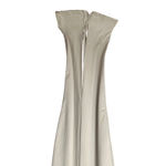 ASOS  Embellished Halter Maxi Gown Keyhole Back Light Gray Size 12 Wedding Guest Photo 3