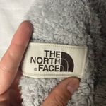 The North Face  Gray Teddy Zip Up Jacket with High Collar Size Small Photo 3