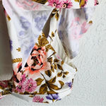 Tori Praver Swimwear Tori Praver Valentina Hollywood Floral Ruffle Bikini Top in Star Sz Medium Photo 4