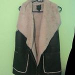 Forever 21  Faux Fur Boho Vest Black Women's Medium Photo 0