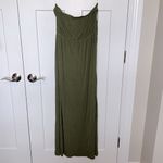 POL NWOT  Strapless Fringe Maxi Dress Photo 1