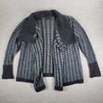 Apt. 9 Cardigan Sweater Womens Large Gray Oversized Grandpa Chunky Knit Open Photo 5