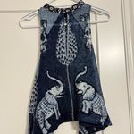 Free People  Navy Elephant Top Photo 4