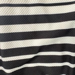 Guess  Los Angeles USA Halter Striped Mini Dress Size 6 Open Back Black White Photo 7