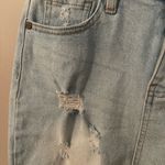 Nature Denim  Lightwash Distressed Miniskirt NWT Photo 1