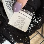 Vintage Whimsygoth Velvet Burnout Blouse Witchy Silk Blend Lace Fairy Goth XL Black Photo 8