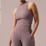 Athleta Alicia Keys Rib Crop Tank - Small Photo 0