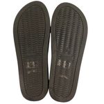 Bamboo  Upraise 70 Sandal Women 7.5 Black Tan Faux Leather Slip on Comfort Travel Photo 6