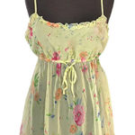 Victoria's Secret Vintage Victoria’s Secret Babydoll Slip Dress Sheer Floral Nightie Women Medium Photo 0