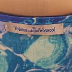 Vivienne Westwood 💕💕 Chiffon Batwing Blousson Sleeve Blouse ~ Abstract Floral Photo 7