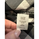 Sunday in Brooklyn  Anthropologie Blouse Black White Plaid Bell Sleeve Size XS Photo 6