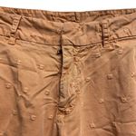 Sundance Pants 6 Orange Floral Applique Accents Skinny Mid Rise Cotton Stretch Photo 5