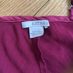 ASTARS magenta satin slip midi dress XS Pink Photo 3