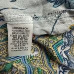 Umgee  USA Floral‎ Patchwork Kaftan Dress Flowy Bohemian Style Asymmetrical Hem M Photo 4