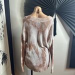 Aerie  Off-the-Shoulder Sweater - Pink and White Photo 2